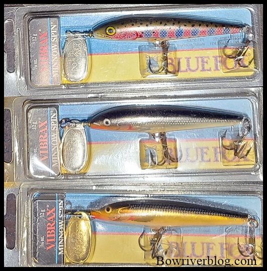 Blue Fox Shallow Vibrax Spinner - Rainbow Trout